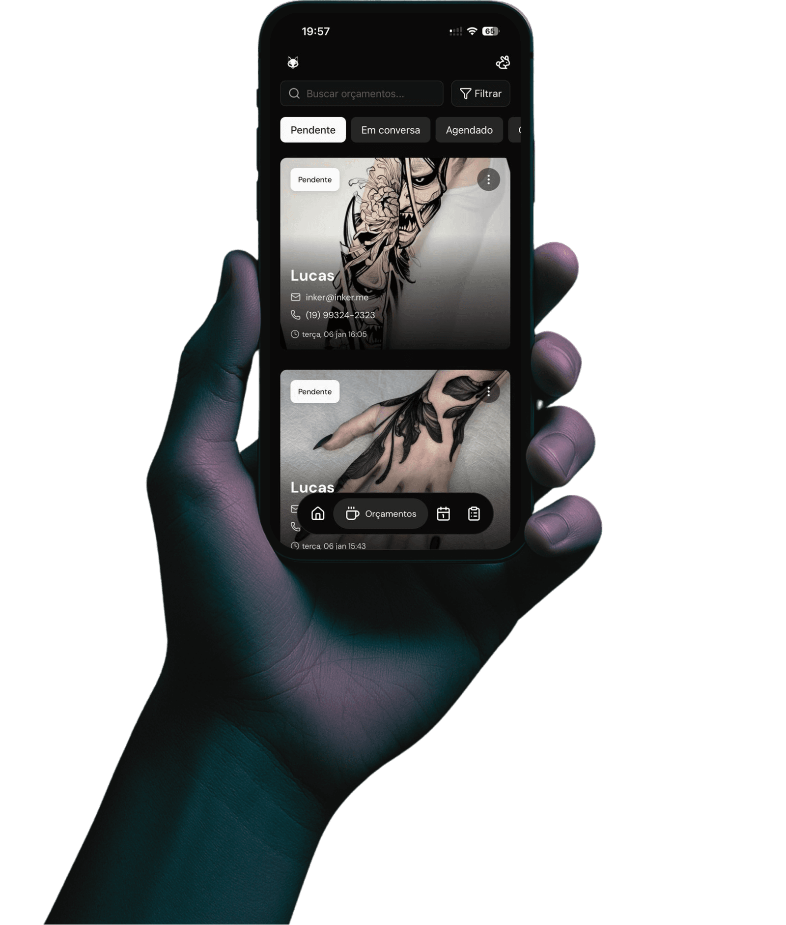 Inker App - Orçamentos